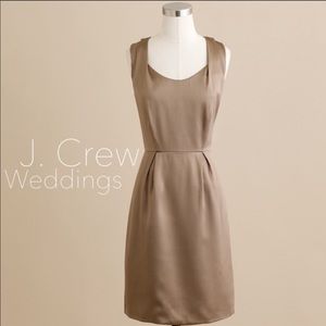 100% SILK J. Crew Kendall Dress - Bridal Collection size: 4. NWT ✨GOREGOUS✨